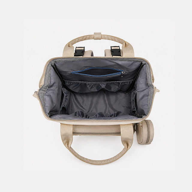 1688 - MOCHILA PAÑALERA TOMMY BEIGE