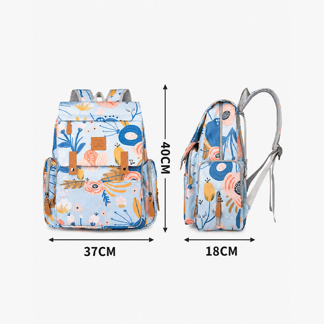 66127 - MOCHILA PAÑALERA VERDE AGUA