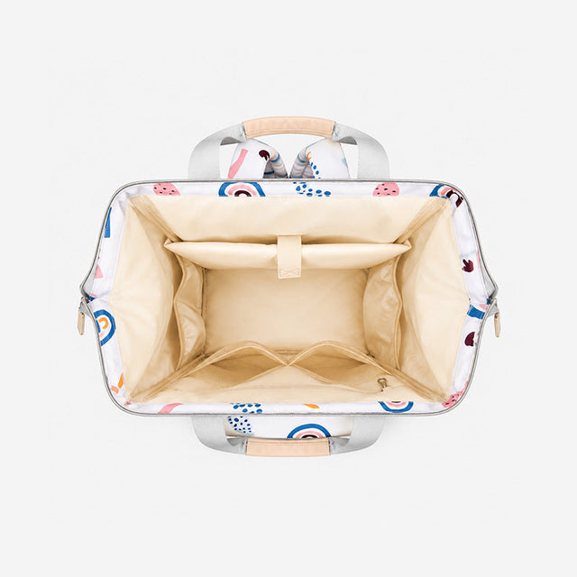 66157 - MOCHILA PAÑALERA BLANCO/ AZUL