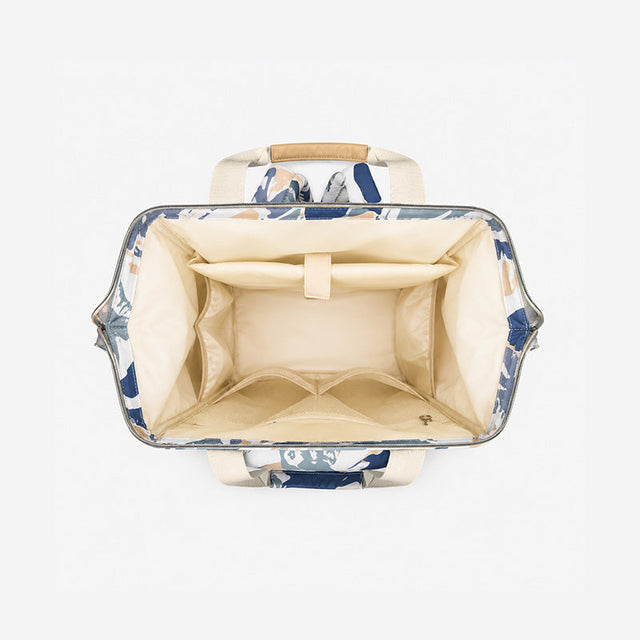 66157 - MOCHILA PAÑALERA BLANCO/DORADO