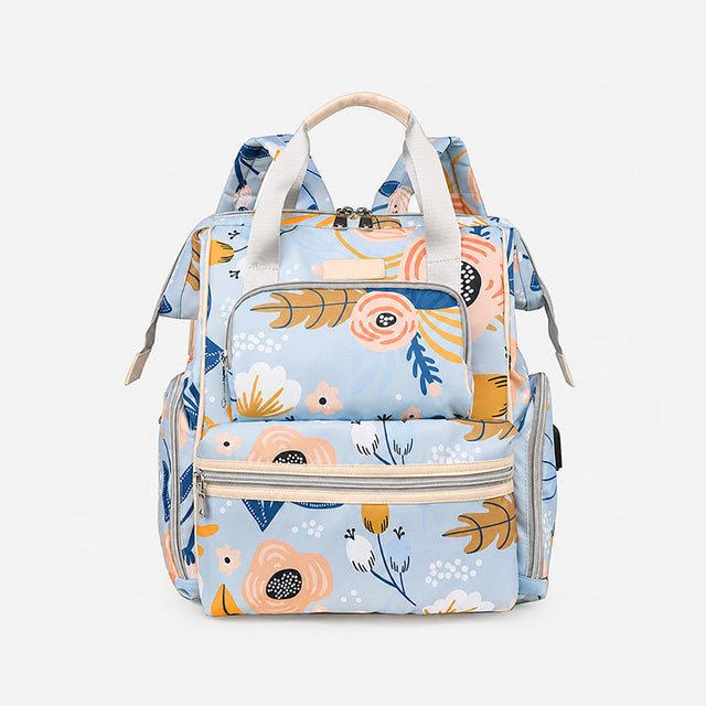 66157 - MOCHILA PAÑALERA VERDE AGUA