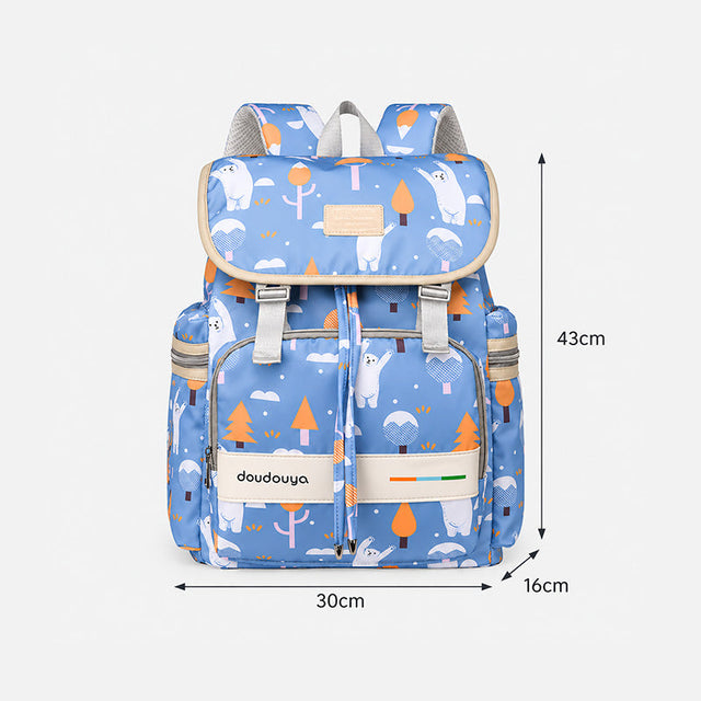 66174 - MOCHILA PAÑALERA CELESTE