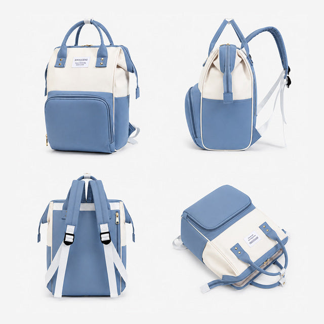 808 - MOCHILA PAÑALERA AZUL