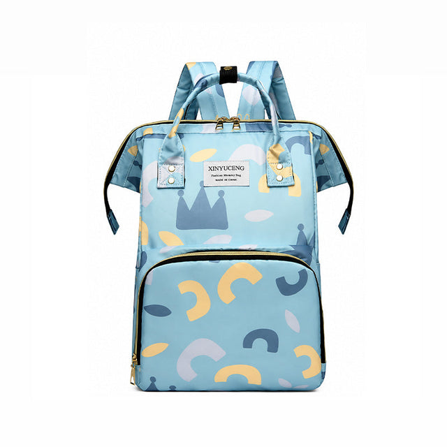 811 - MOCHILA PAÑALERA TURQUESA