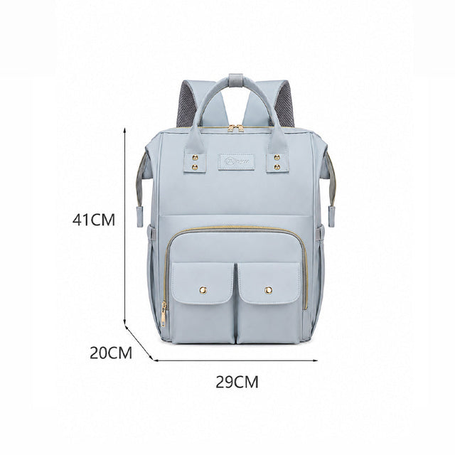 9017 - MOCHILA PAÑALERA ACERO