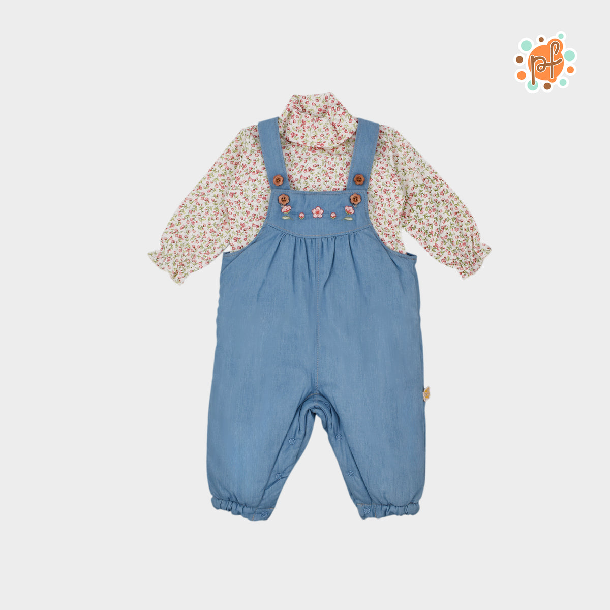 SET OVEROL DENIM C/CAFARENA TULIPAN