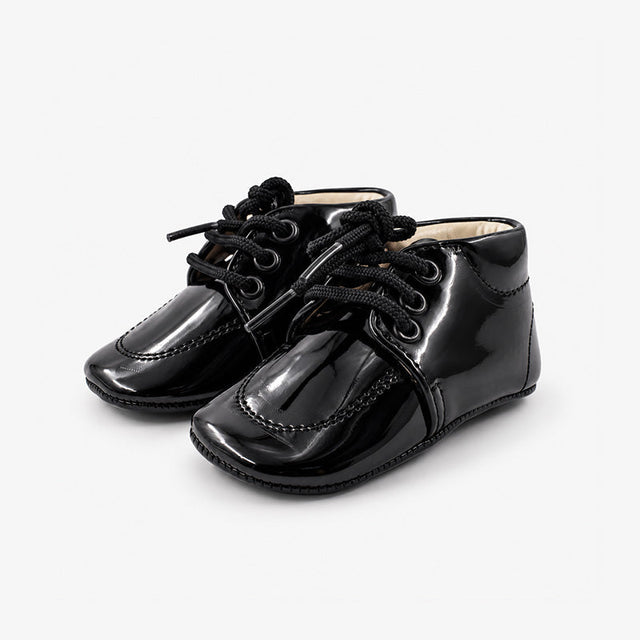 ZAPATO BADANA NIÑO CHAROL NEGRO - H-200