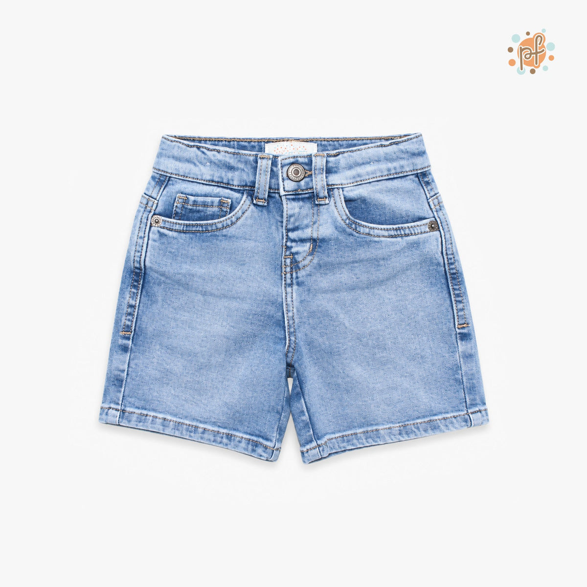BERMUDA DENIM CLASICA RENZO CELESTE