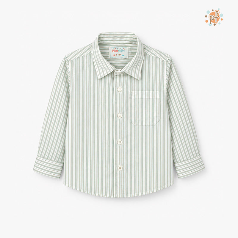 CAMISA ML RAYAS DAVID VERDE