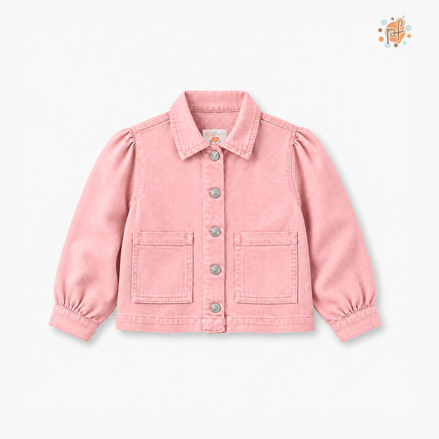 CASACA DENIM NICO ROSADO