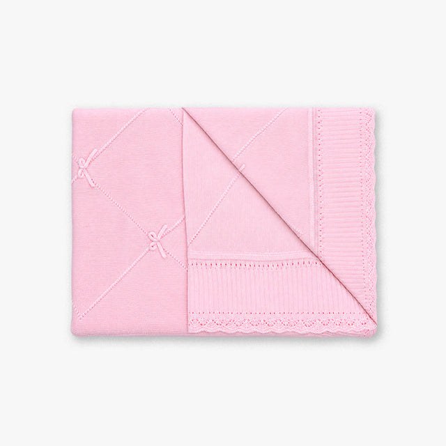 COLCHA DE HILO LACITO ROSADO