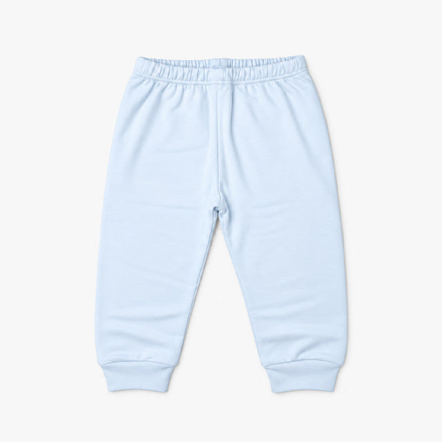 PANTALON con puño CELESTE