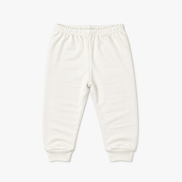 PANTALON con puño CREMA