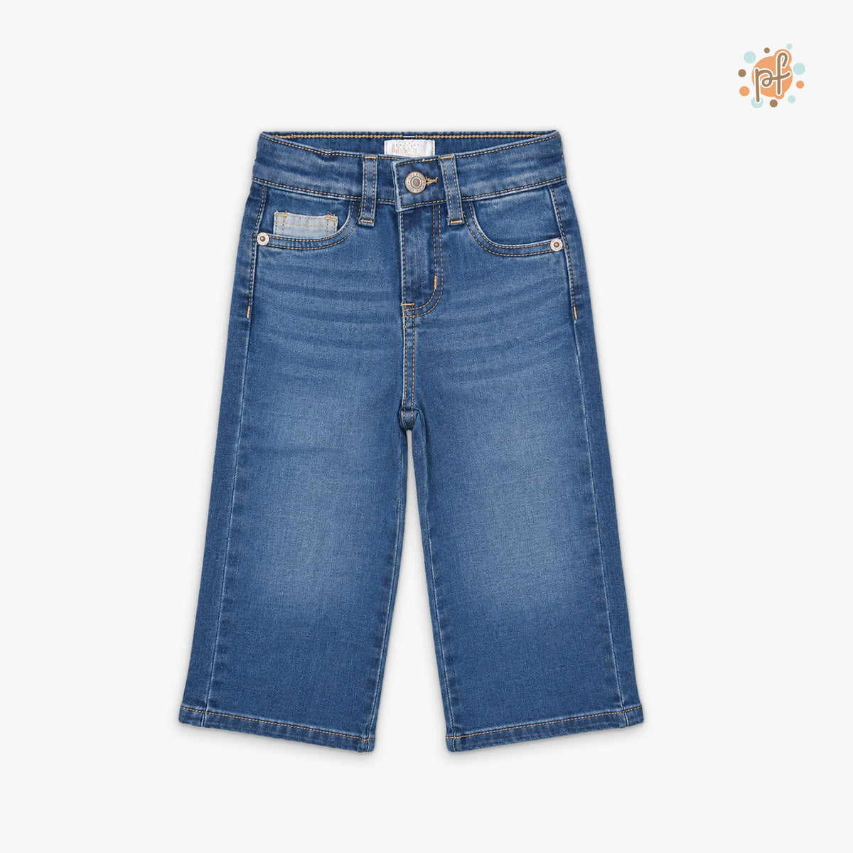 PANTALON CULOTTE DENIM STRECH YARIZA AZUL