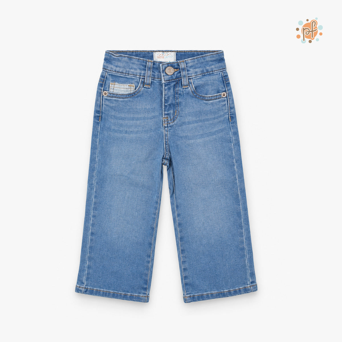 PANTALON CULOTTE DENIM STRECH YARIZA CELESTE