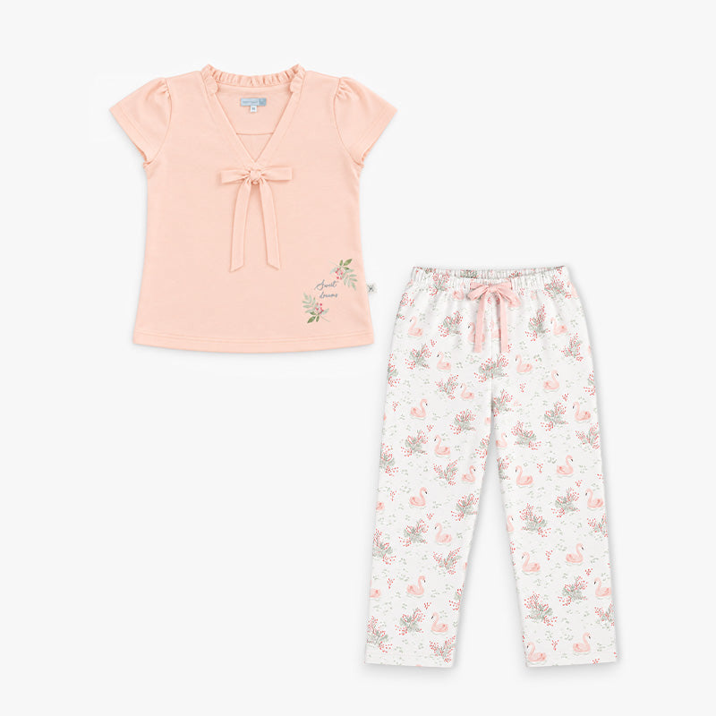 PIJAMA MAMÁ CISNE MELON
