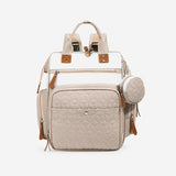 1688 - MOCHILA PAÑALERA TOMMY BEIGE