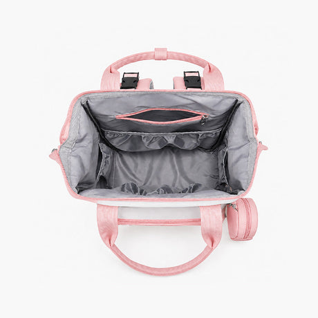 1688 - MOCHILA PAÑALERA XIOMARA ROSADO