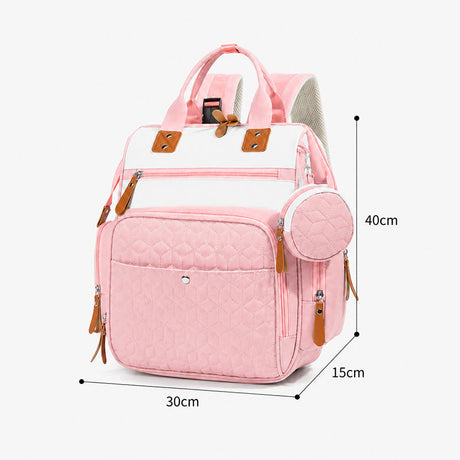 1688 - MOCHILA PAÑALERA XIOMARA ROSADO