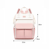 2502 - MOCHILA PAÑALERA IVETTE ROSADO