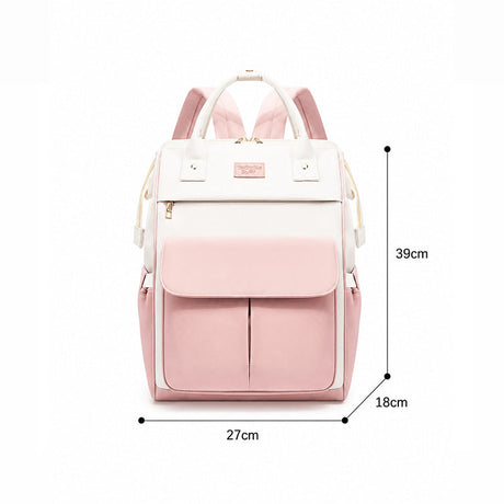 2502 - MOCHILA PAÑALERA IVETTE ROSADO