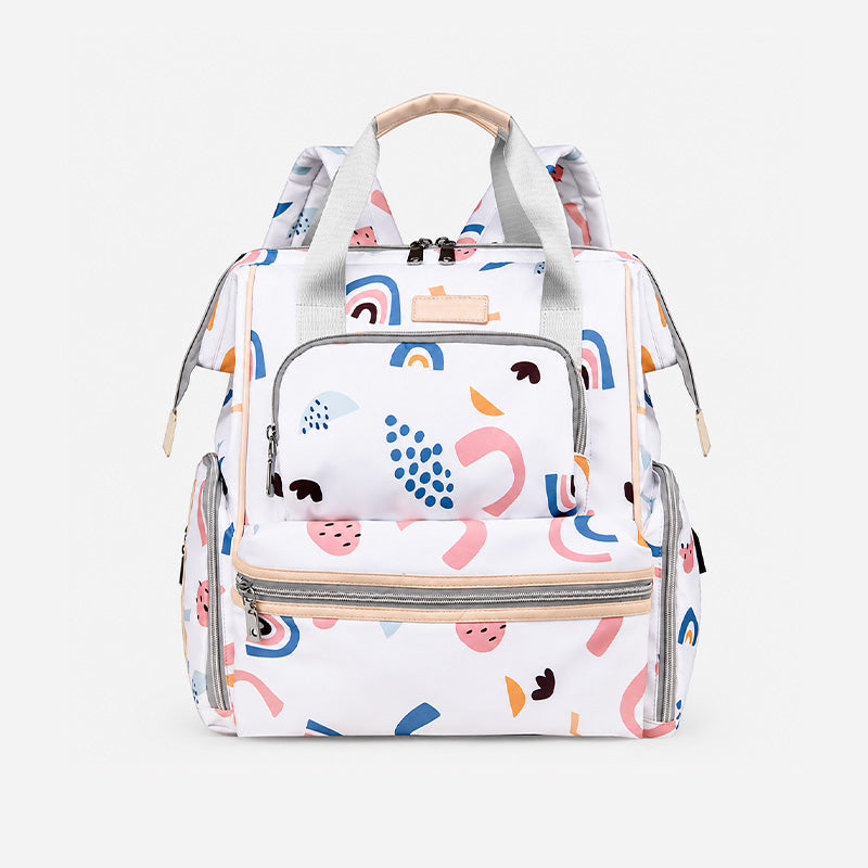 66157 - MOCHILA PAÑALERA BLANCO/ AZUL