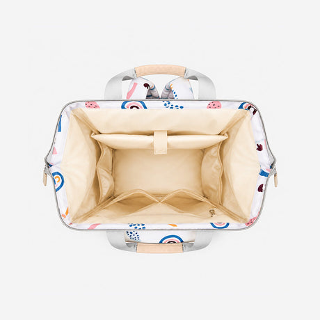 66157 - MOCHILA PAÑALERA BLANCO/ AZUL
