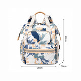66157 - MOCHILA PAÑALERA BLANCO/DORADO