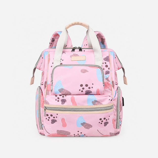 66157 - MOCHILA PAÑALERA ROSADO