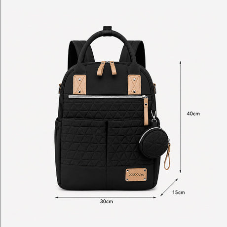 66161 - MOCHILA PAÑALERA SANTIAGO NEGRO