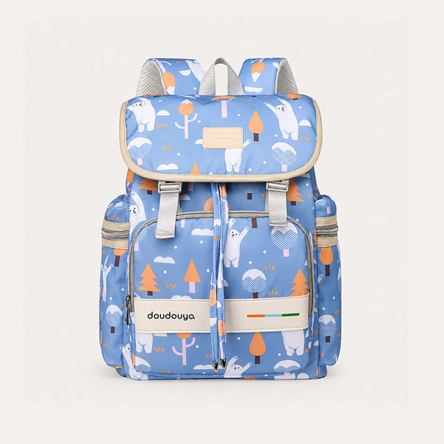 66174 - MOCHILA PAÑALERA CELESTE