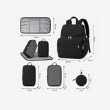 66178 - MOCHILA PAÑALERA NEGRO