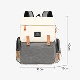 6687 - MOCHILA PAÑALERA CREMA