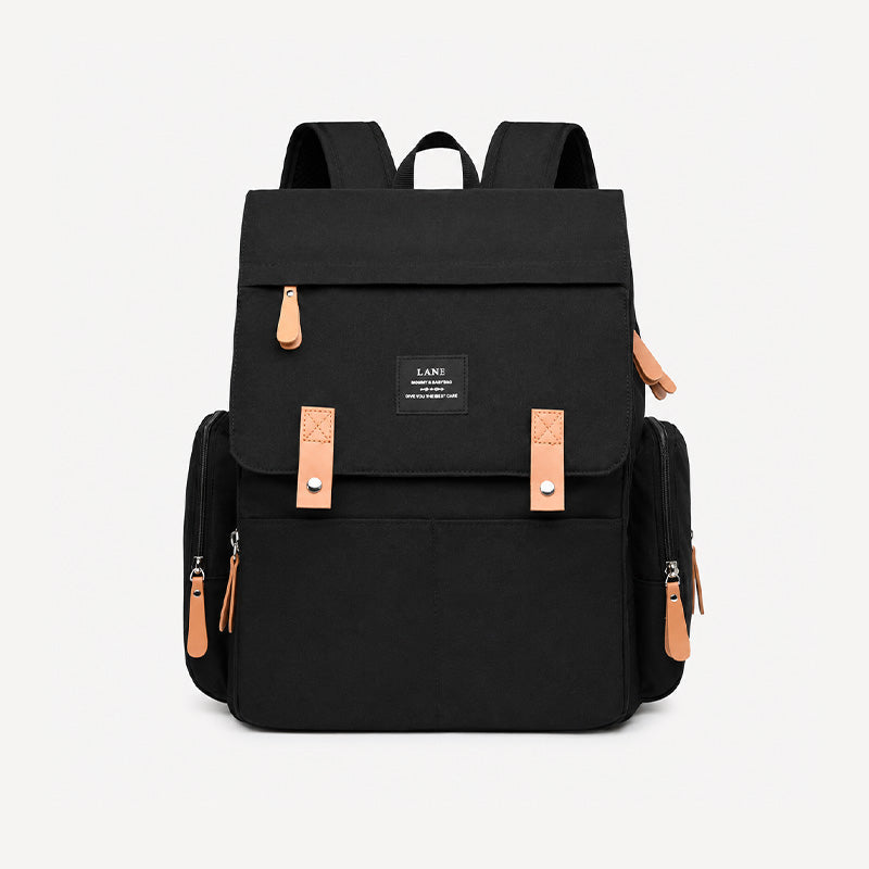 6687 - MOCHILA PAÑALERA NEGRO