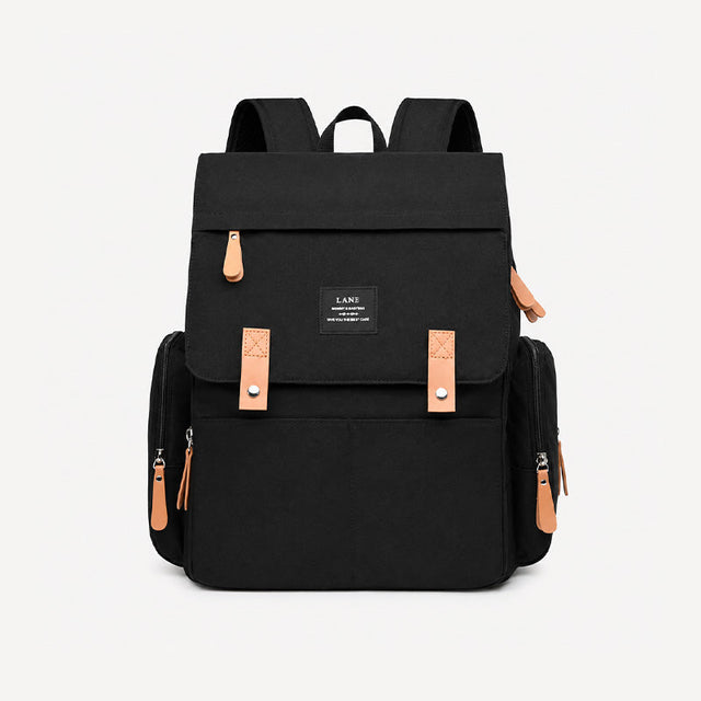 6687 - MOCHILA PAÑALERA NEGRO