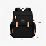 6687 - MOCHILA PAÑALERA NEGRO