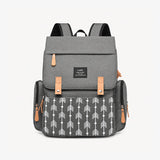6687 - MOCHILA PAÑALERA PLOMO