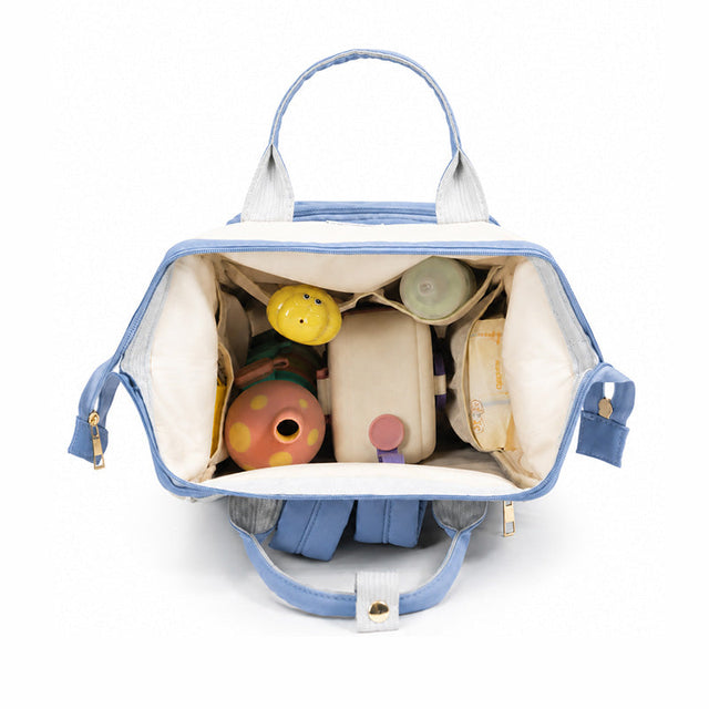 808 - MOCHILA PAÑALERA AZUL