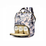 811 - MOCHILA PAÑALERA PLOMO