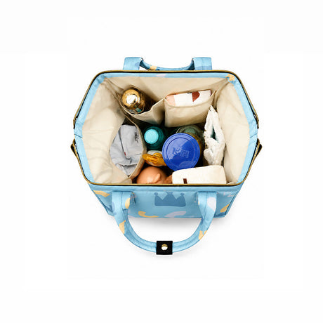 811 - MOCHILA PAÑALERA TURQUESA