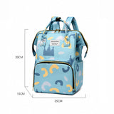 811 - MOCHILA PAÑALERA TURQUESA