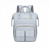 9017 - MOCHILA PAÑALERA ACERO