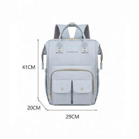 9017 - MOCHILA PAÑALERA ACERO