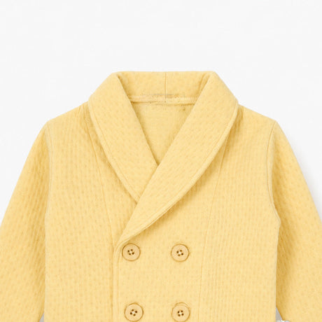 AJUAR 4PZAS FUSIONADO OSITO UNISEX AMARILLO