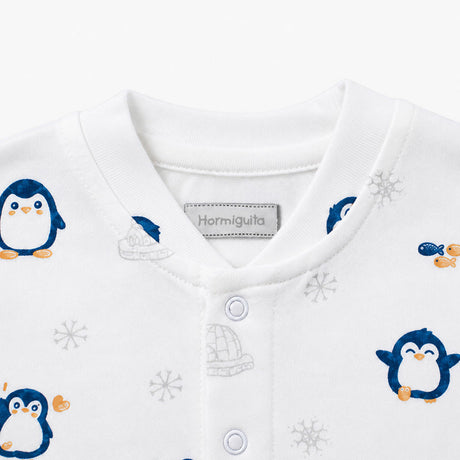 AJUAR ALGODON J 4PZAS PINGÜINO