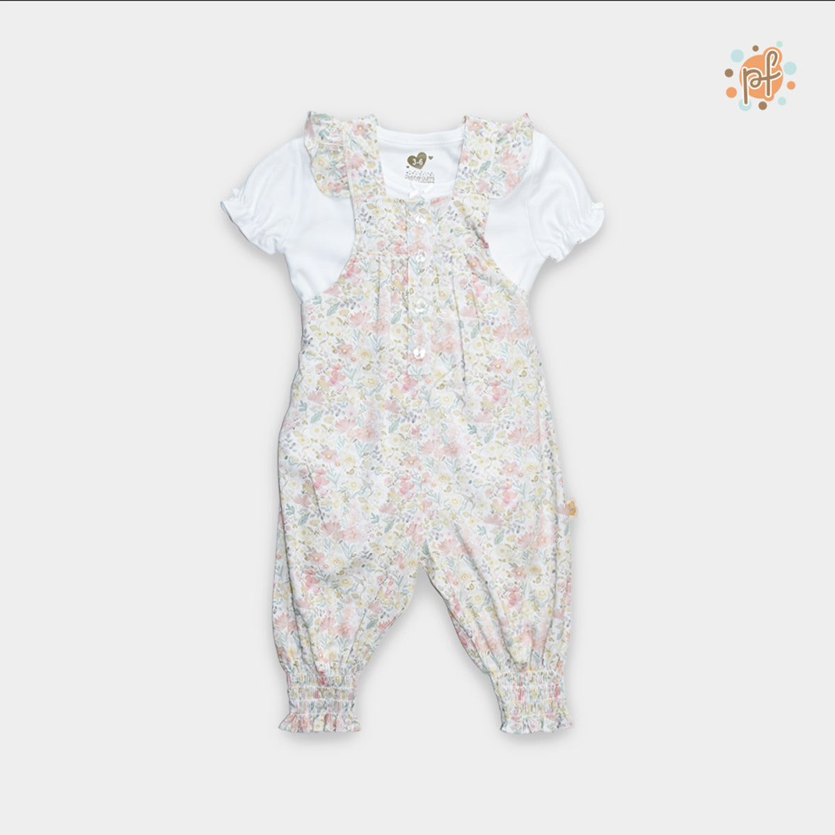 CONJUNTO OVEROL LARGO C/BODY AILANI BABY