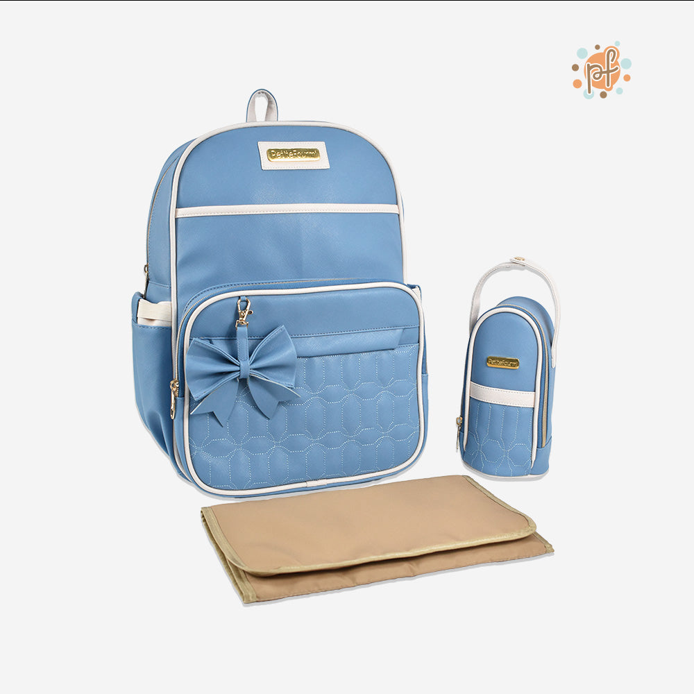 MOCHILA PAÑALERO LAZITO ACERO
