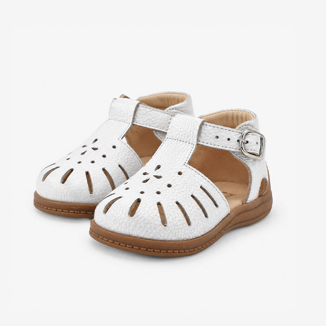 SANDALIA PIBE ÑA FRANCIA BLANCO