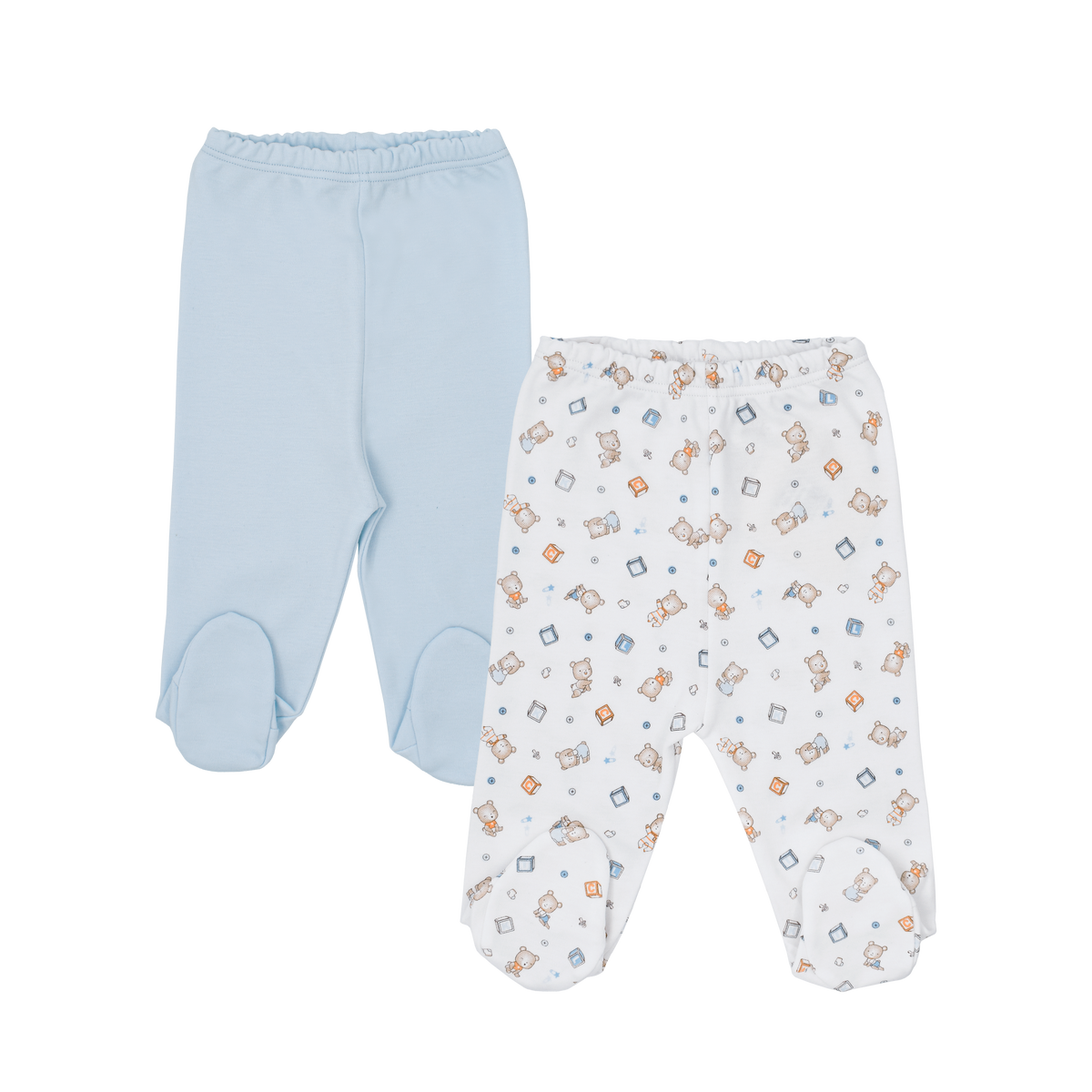 SET PANTALONES C/PIE X2 OSO JUGUETON