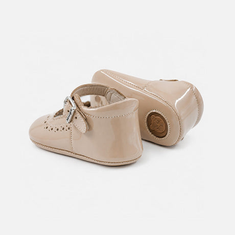 ZAPATO BADANA ÑA CHAROL BEIGE - H-685